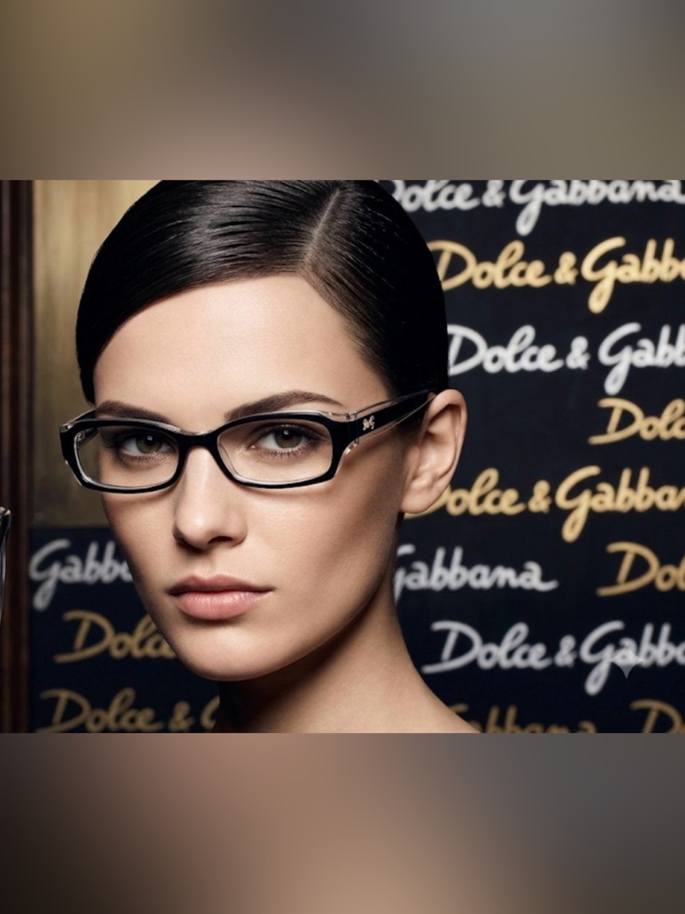 Authentic Dolce & Gabbana signature designer prescription eyeglasses frames